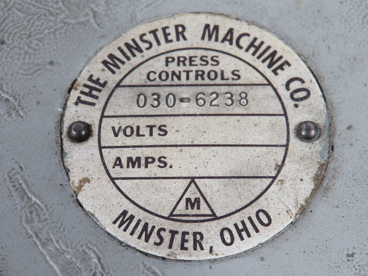 Minster 030-6238 Rotary Cam Limit Switch USED