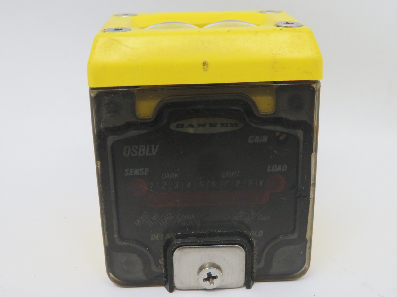 Banner OSBLV Retro-Reflective Photoelectric Sensor 0.15-9m Range COS WEAR USED