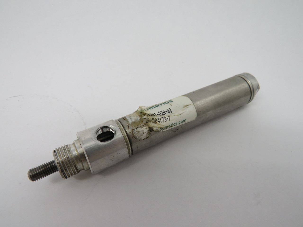 Numatics 0750D01-02A-03 Pneumatic Cylinder 3/4" Bore 2" Stroke DMG LABEL USED