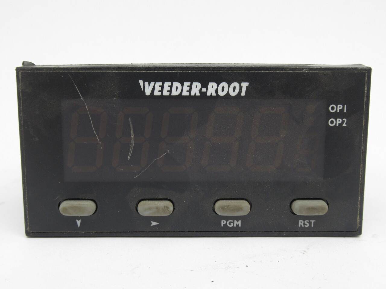 Veeder-Root C628-50000 Ratemeter 6 Digit 90-264V 50/60Hz SCRATCHED DISPLAY USED