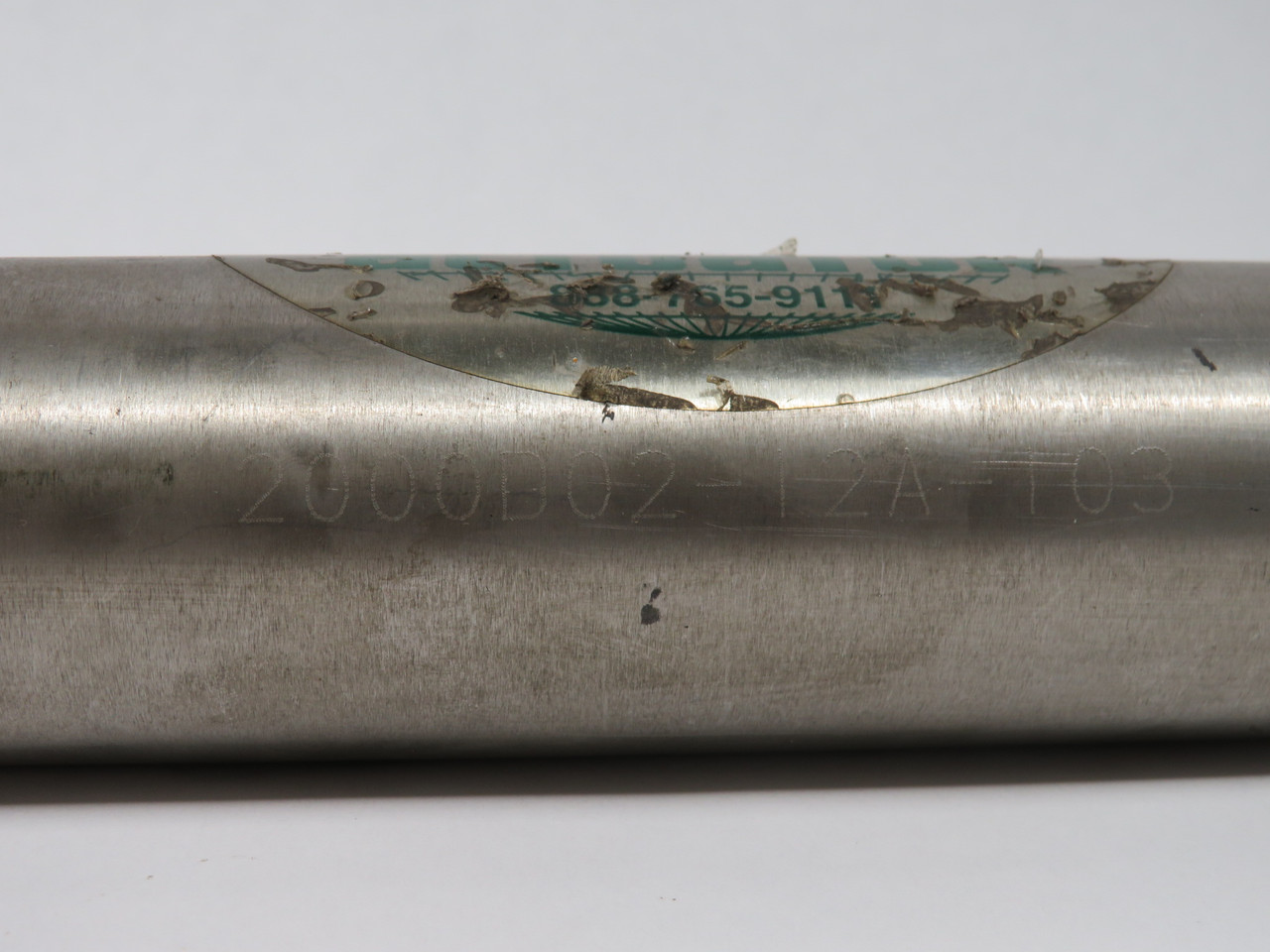 Numatics 2000D02-12A-103 Air Cylinder 2" Bore 12" Stroke Rear Pivot USED