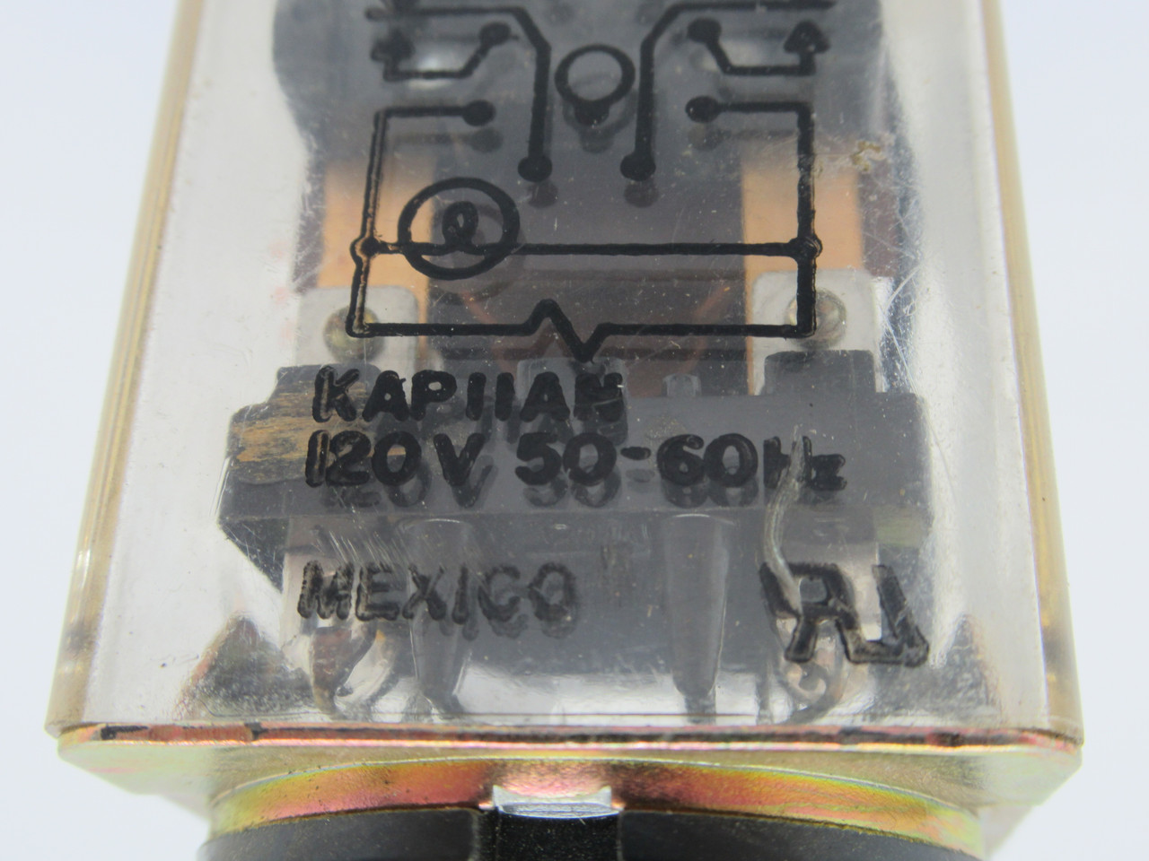 AMF Potter & Brumfield KAP11AN Plug-In Relay 120V 50/60Hz 8-Pin USED