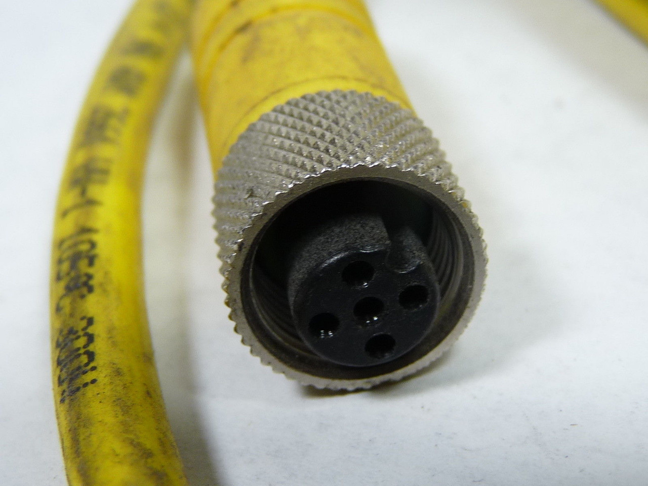 Lumberg RST5-RKT5-635/4M Cordset M12 Straight Male - Female 5P 4M Yellow USED