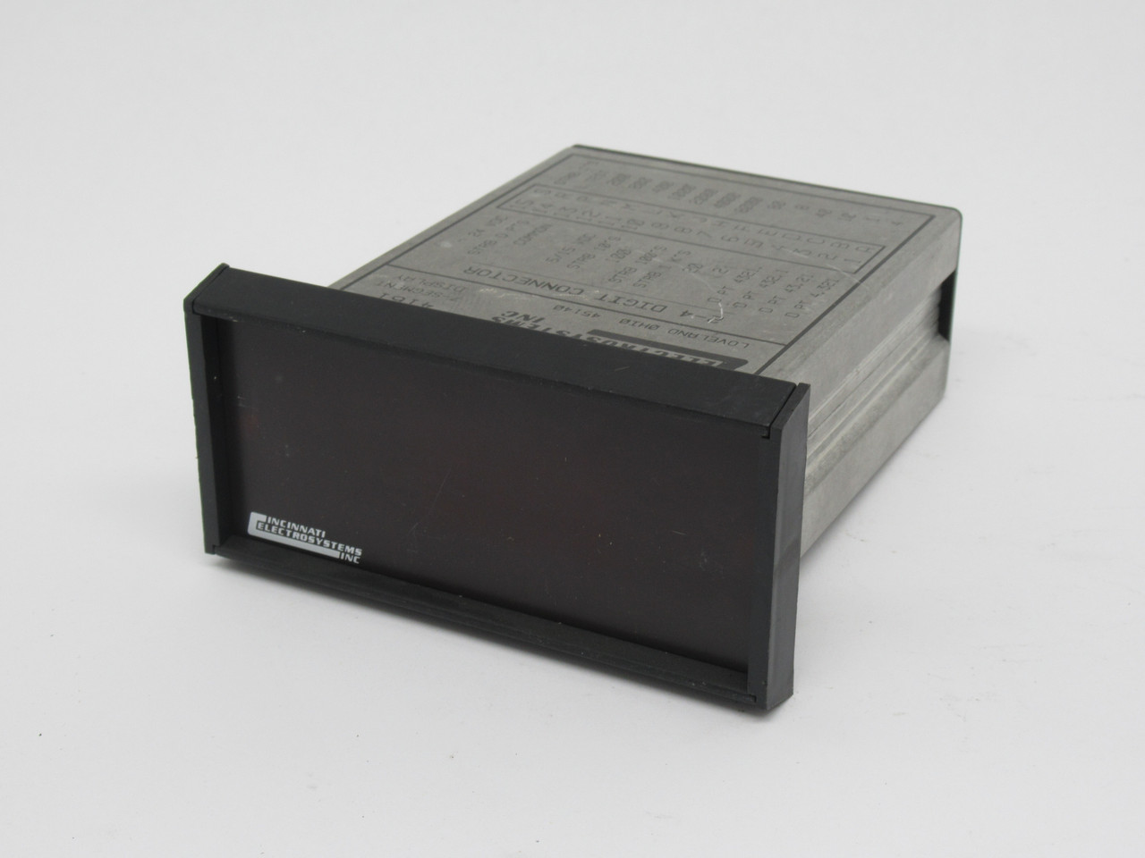 Cincinnati Electrosystems 4161-3-24 Digital Panel Meter 3-Digit 7-Segment USED