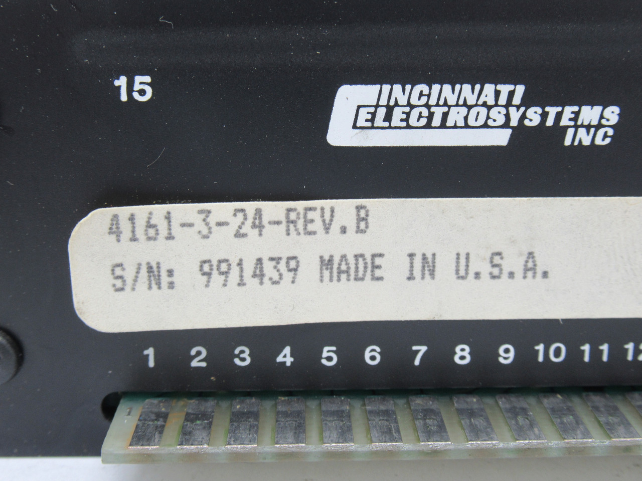 Cincinnati Electrosystems 4161-3-24 Digital Panel Meter 3-Digit 7-Segment USED