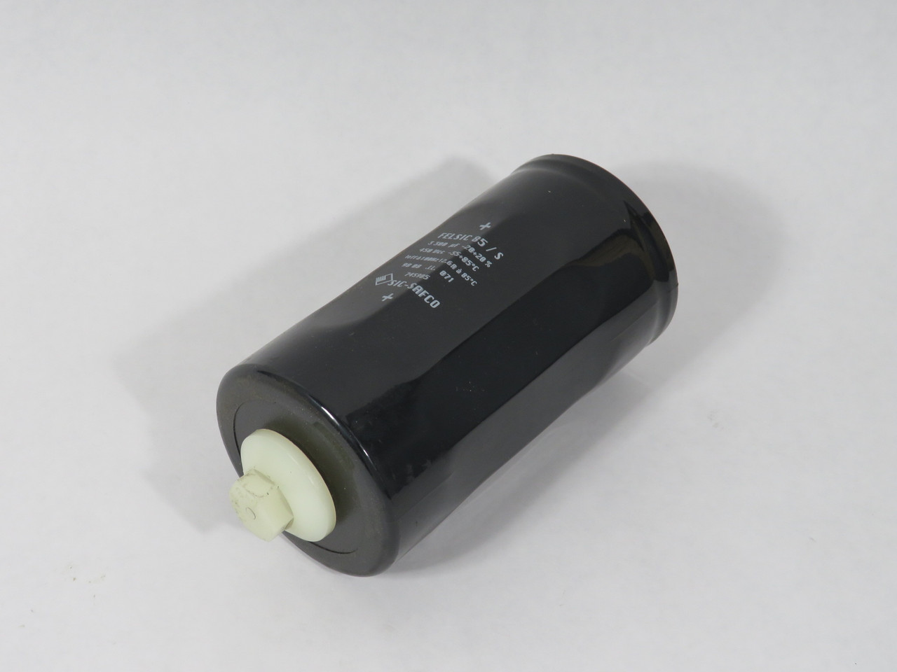 SIC-SAFCO FELSIC-85/S Capacitor 3300uF +/- 20% 450VCC 12.6A USED