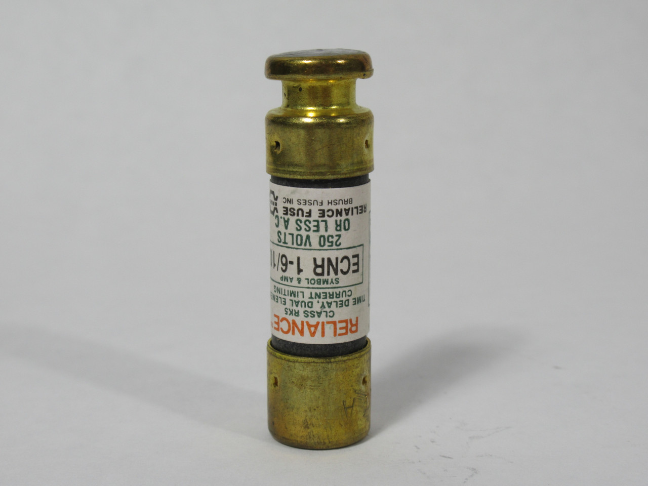 Reliance ECNR-1-6/10 Time Dual Element Fuse 1-6/10A 250VAC LOT OF 10 USED