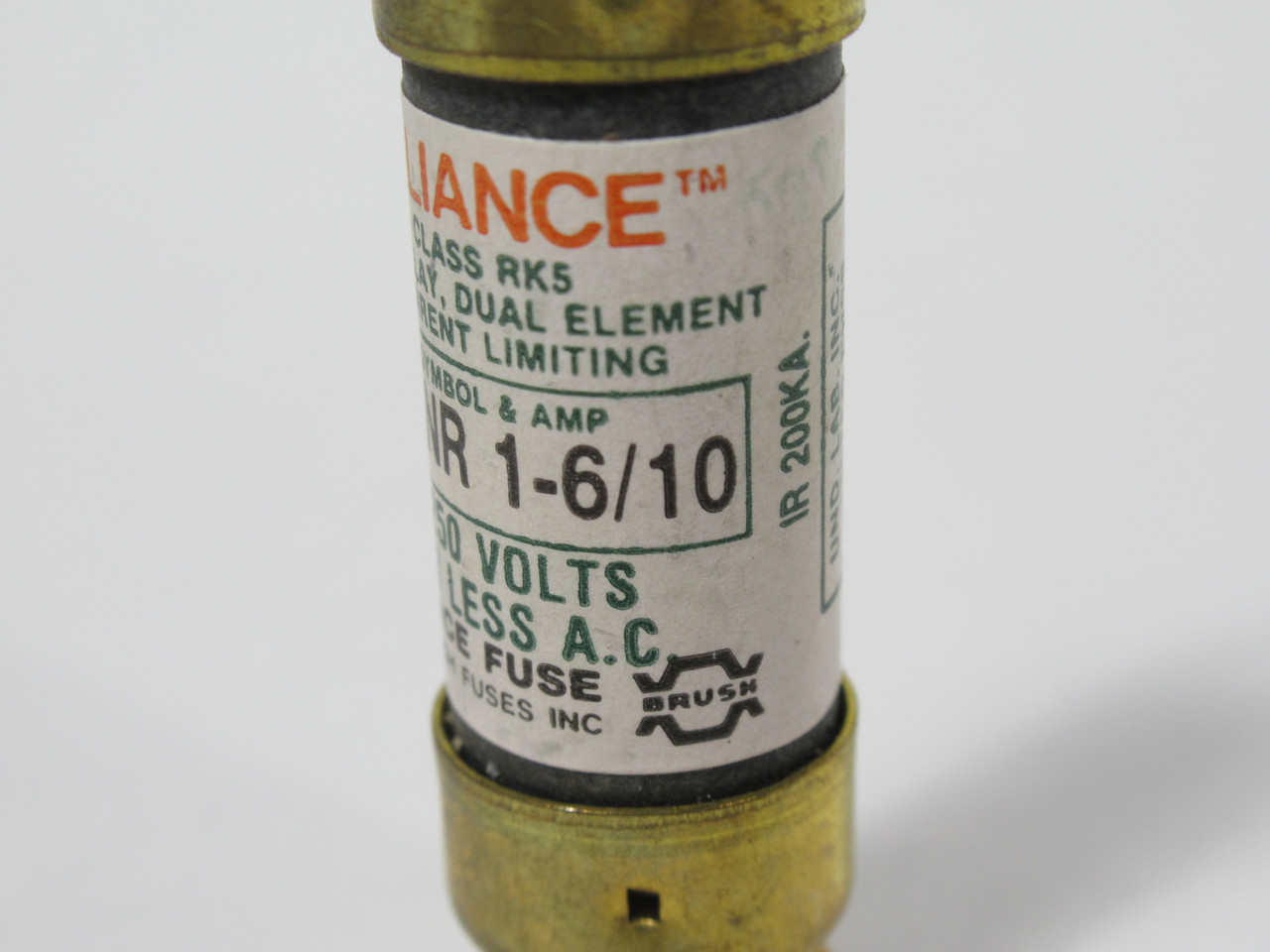 Reliance ECNR-1-6/10 Time Dual Element Fuse 1-6/10A 250VAC LOT OF 10 USED