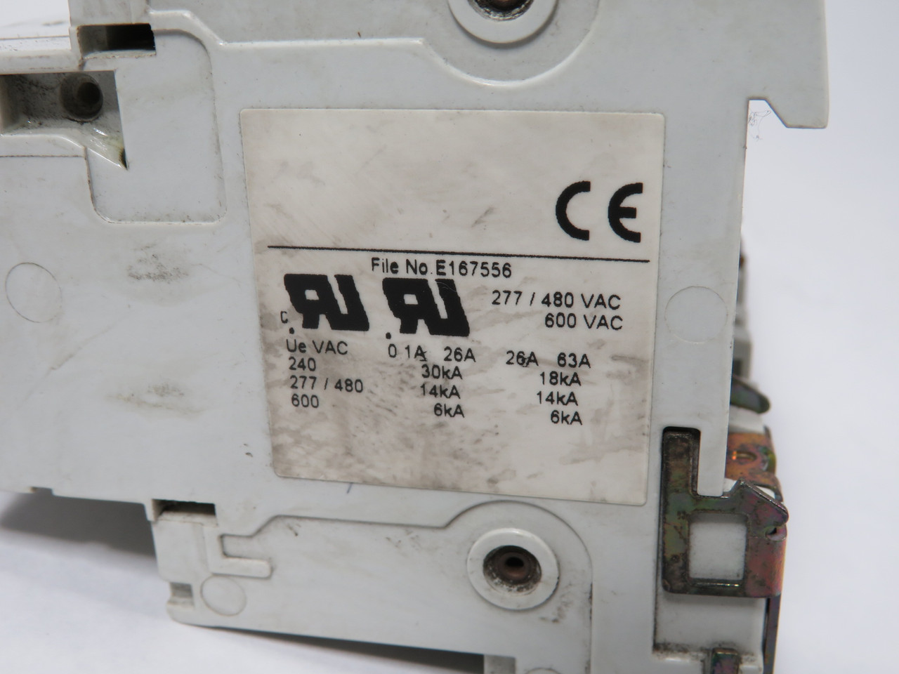 ABB S503-K15+AA 400 VUC Miniature Circuit Breaker 15A 230-400/690V 3-Pole USED
