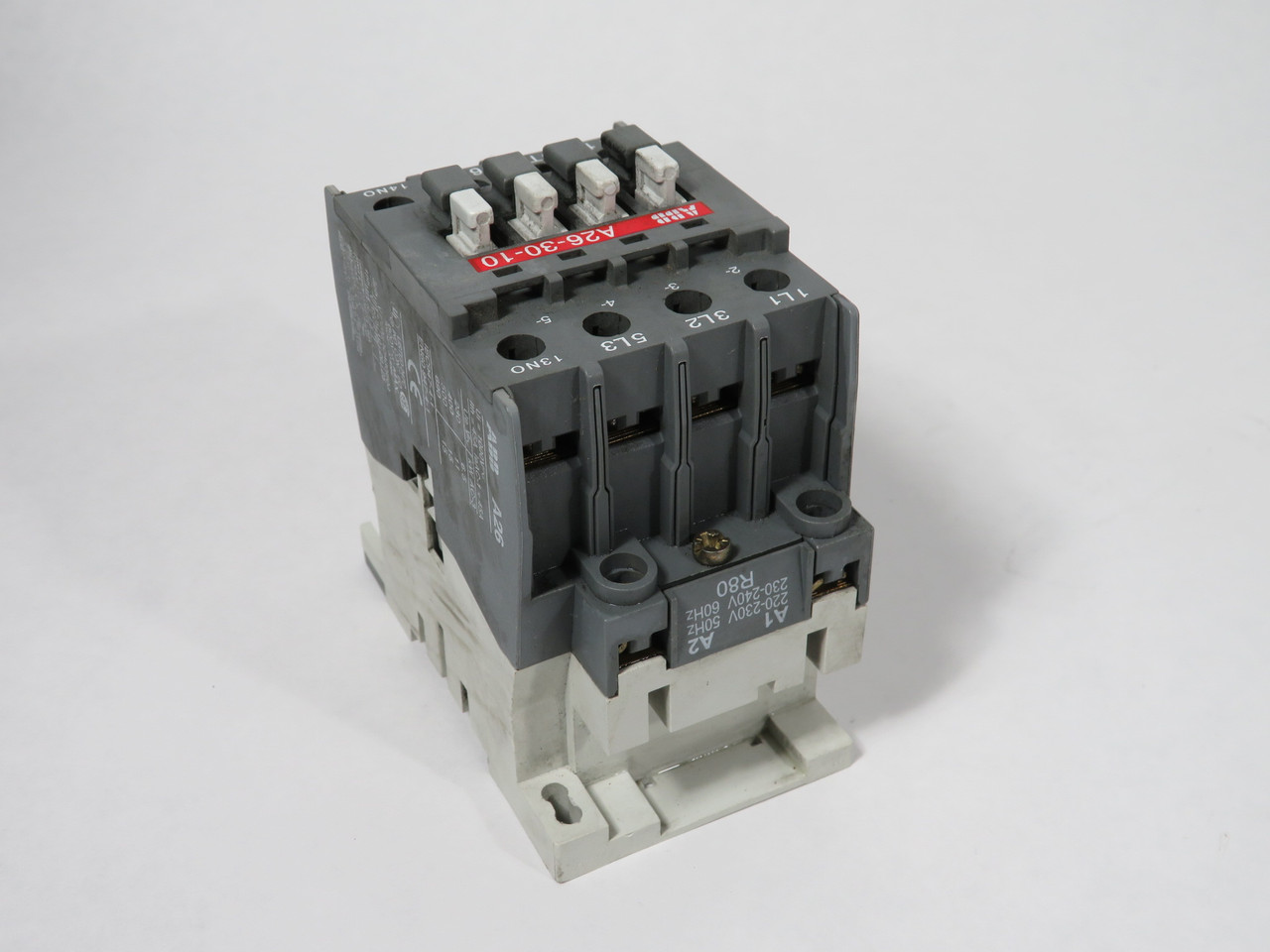 ABB A26-30-10-80 Contactor 220-230V@50Hz 230-240V@60Hz 3-Pole 1NO USED