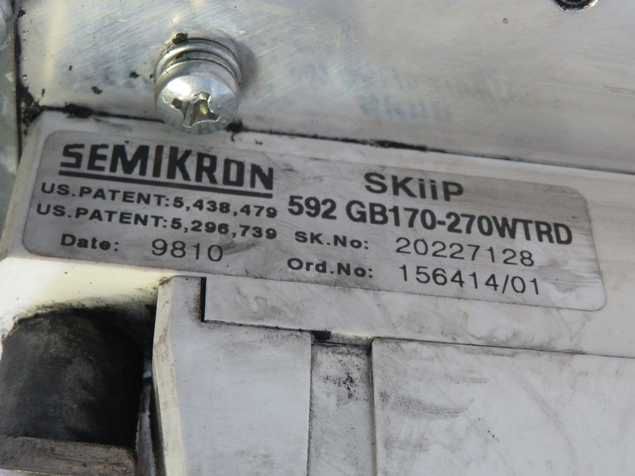 Semikron 08755453 Power Module Assembly DAMAGED CONNECTOR USED