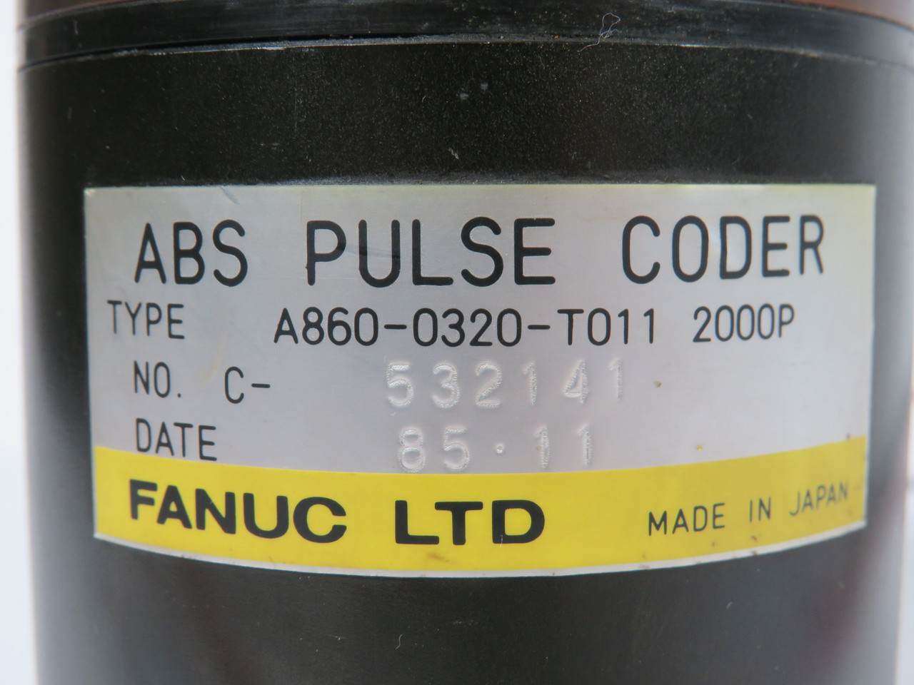 Fanuc A860-0320-T011 ABS Pulse Coder 2000p USED