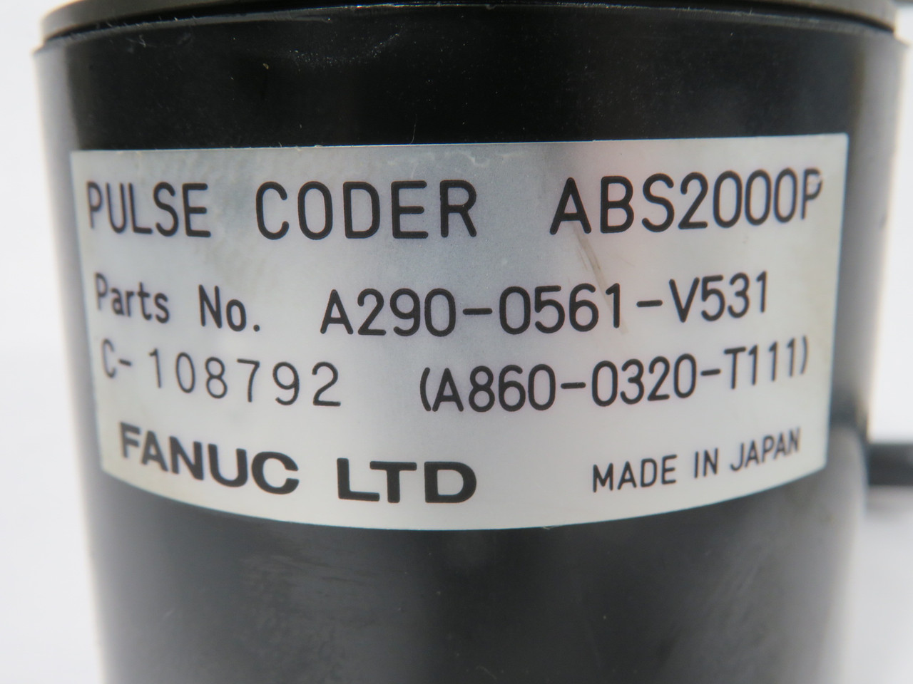 Fanuc A290-0561-V531 ABS Pulse Coder 2000p CUT WIRE USED
