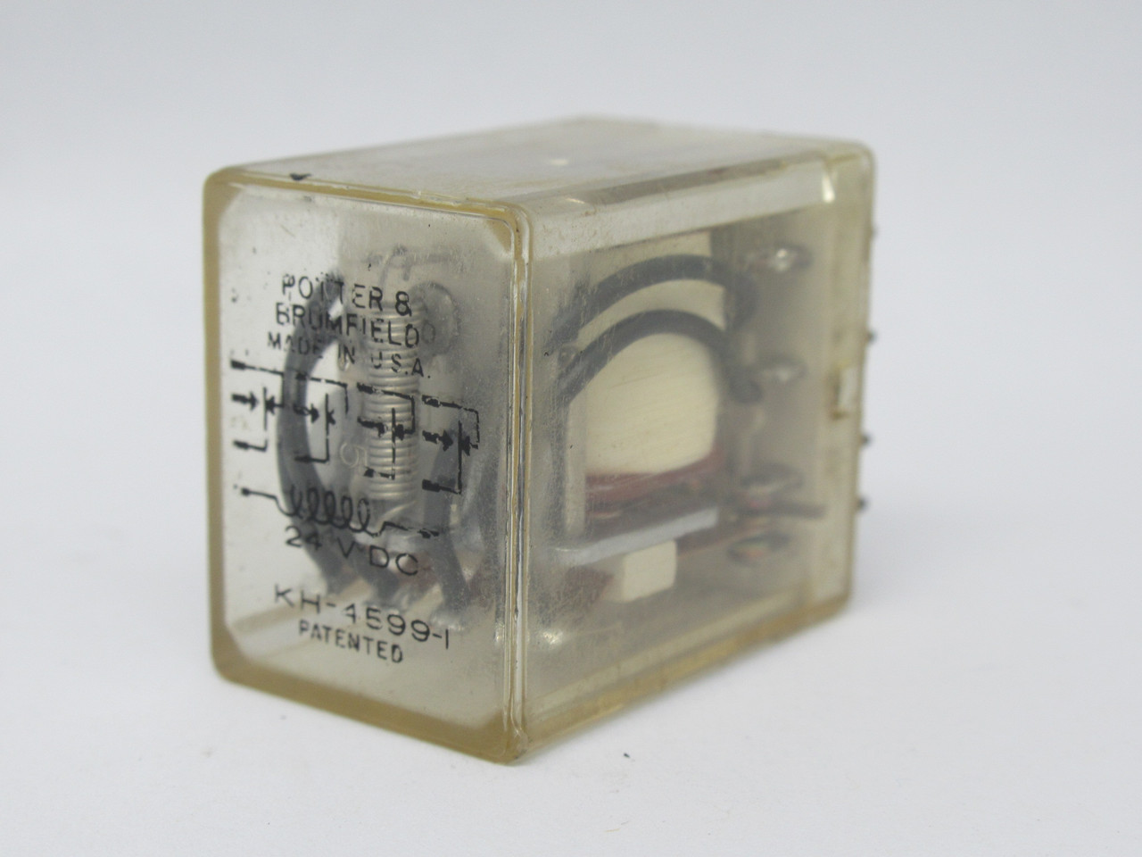 Potter & Brumfield KH-4599-1 Plug In Relay 24VDC Coil 14-Pin USED
