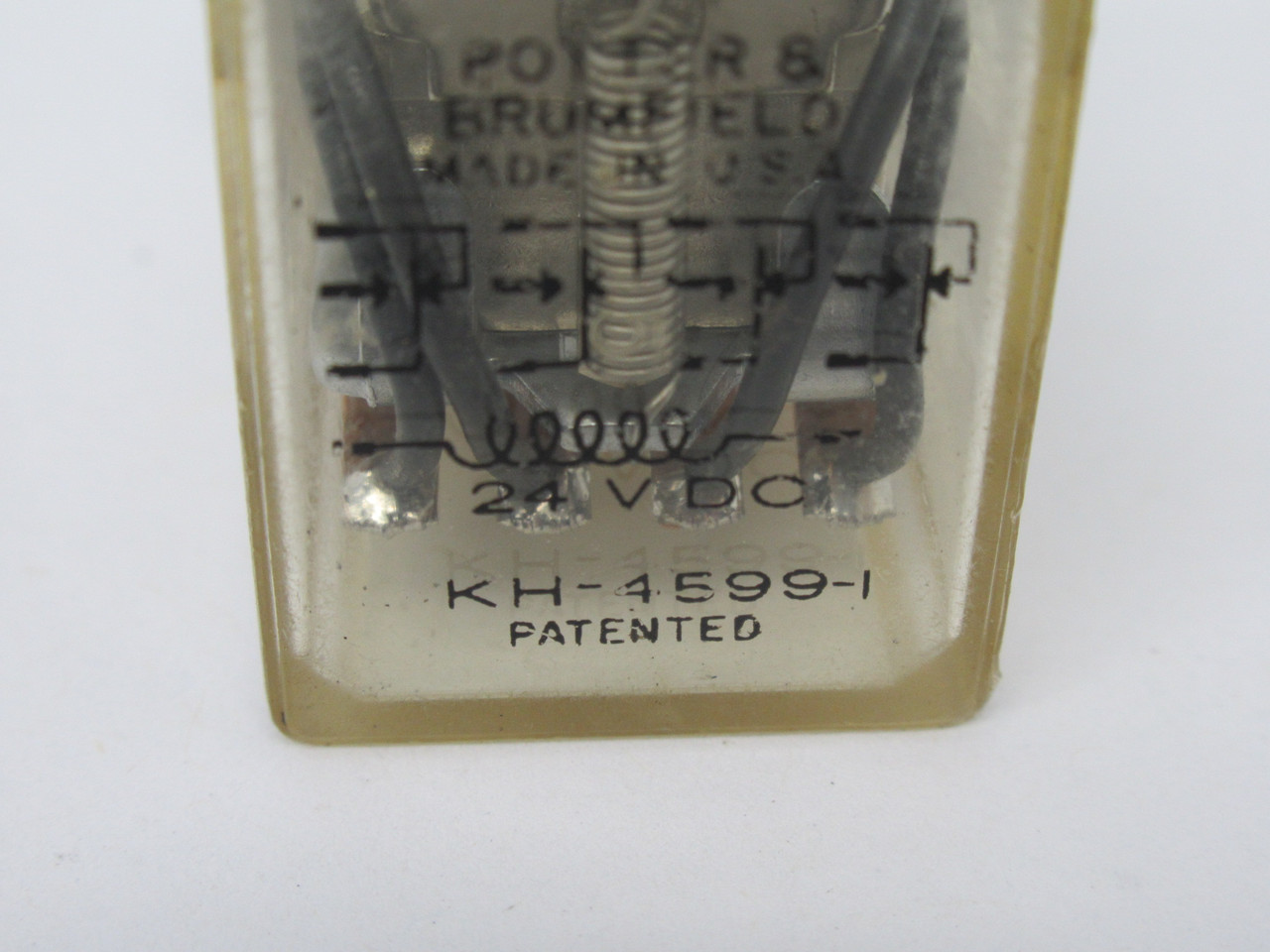 Potter & Brumfield KH-4599-1 Plug In Relay 24VDC Coil 14-Pin USED