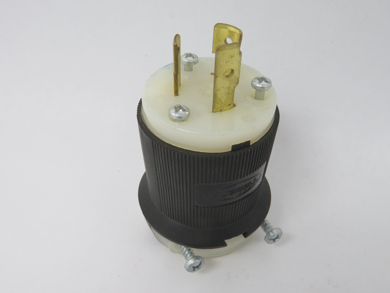 Hubbell HBL2321CN Twist-Lock Male Plug 20A 250V 3W 2P USED