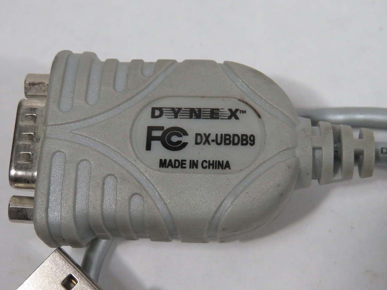 Dynex DX-UBDB9 Serial Adapter RS-232 to USB 1.1 Cable 17"L USED