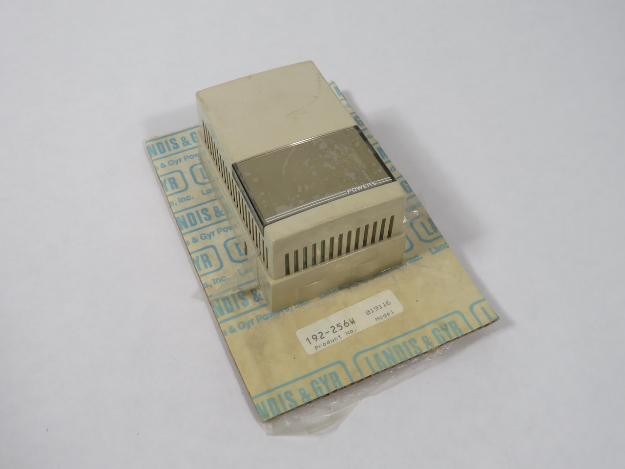Powers 192-256W Pneumatic Thermostat Cover NEW