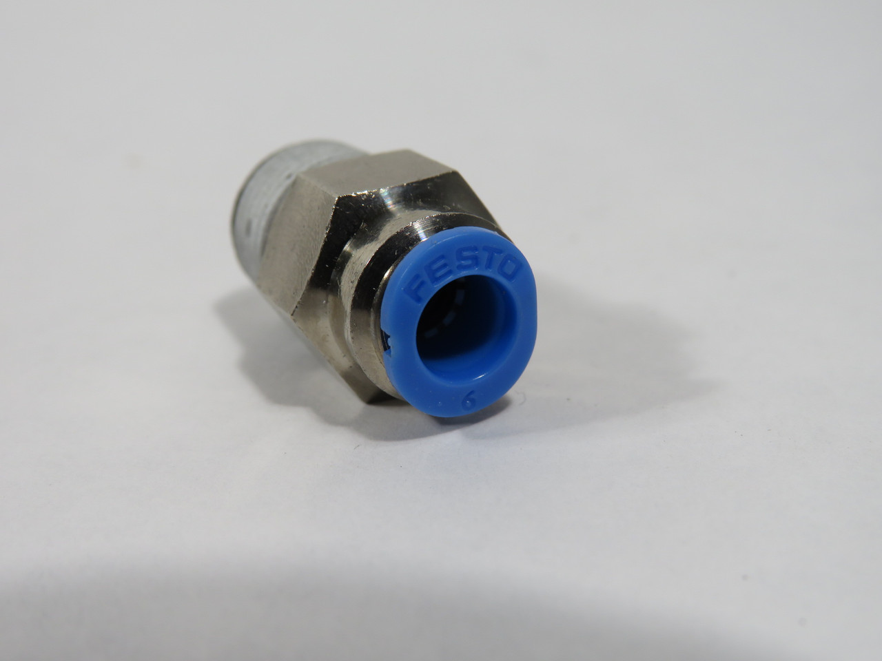 Festo 153451 HB-1/4-QS-6 Push-In Check Valve R1/4" 6mm Tubing 294 L/min NOP
