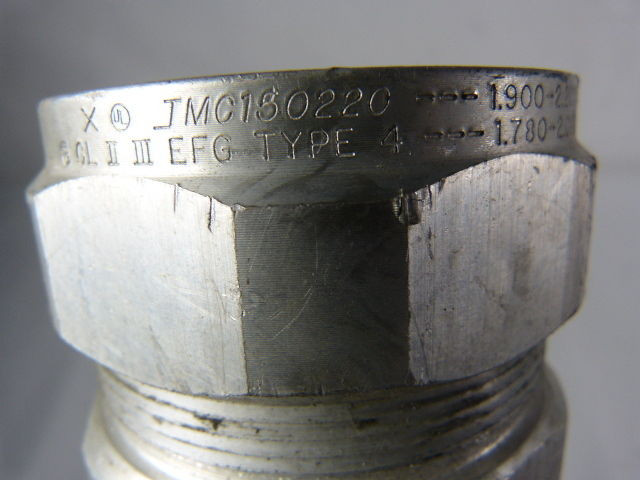 Oz-Gedney JMC-150-220 Fast-Fit Cable Connector 1-1/2" USED