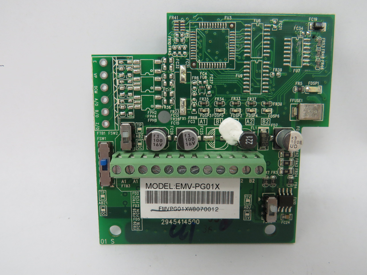 Delta EMV-PG01X No Pulse Output Encoder Card NOP