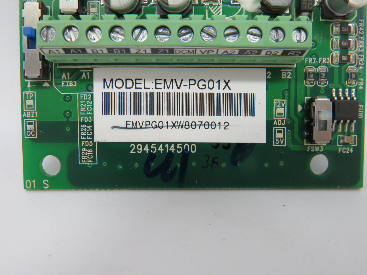 Delta EMV-PG01X No Pulse Output Encoder Card NOP