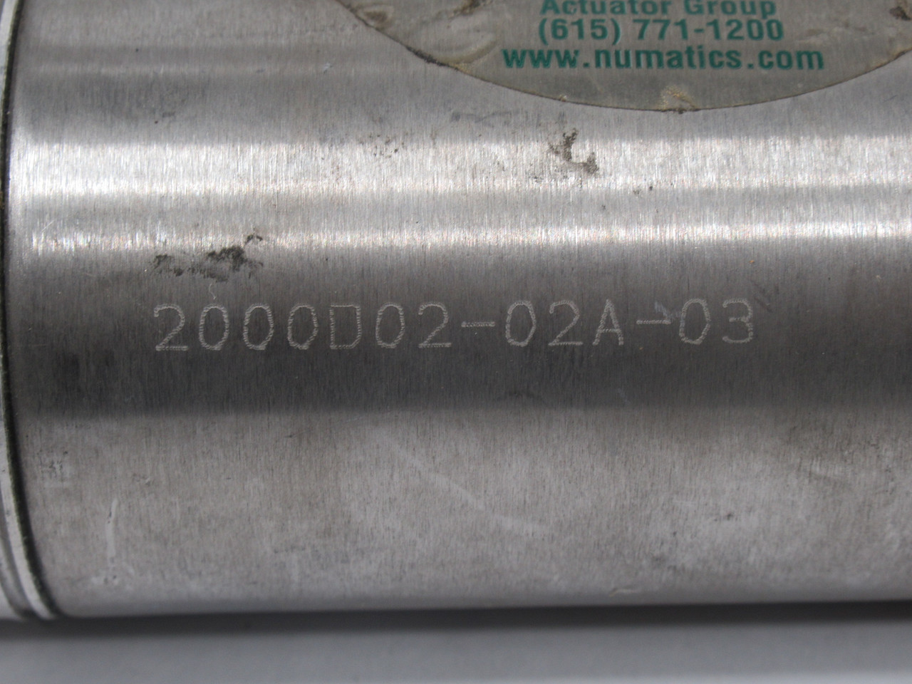 Numatics 2000D02-02A-03 Air Cylinder 2" Bore 2" Stroke Rear Pivot USED