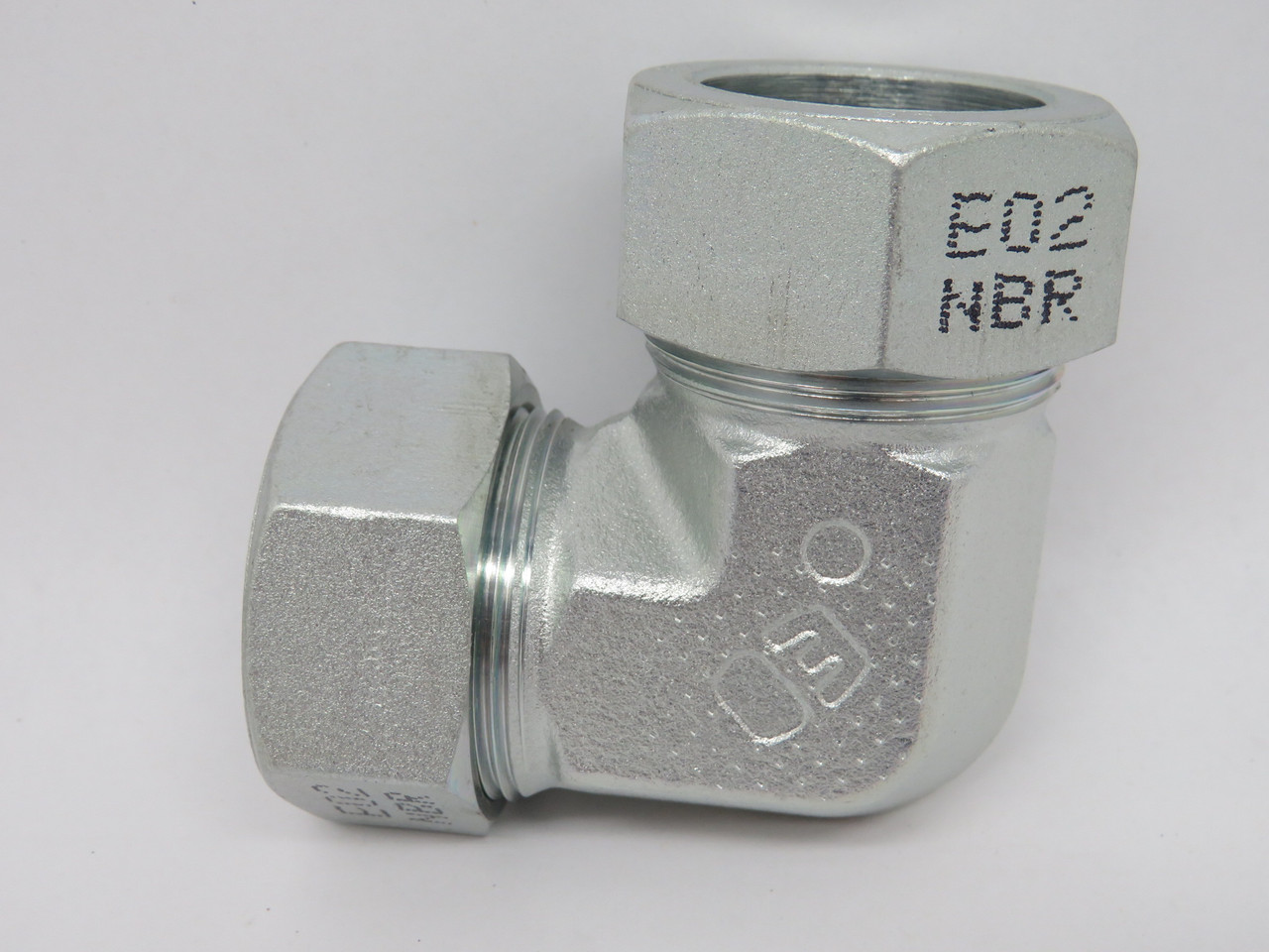 Parker W35ZL71 EO-2 NBR SS Hydraulic Union Elbow 35mmx2 160 bar NOP