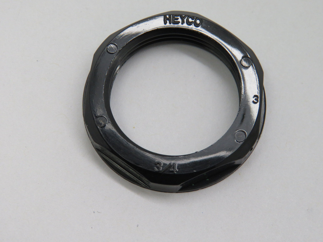 Heyco 3275 Plastic Black 3/4" NPT Conduit Locknut Lot of 75 USED