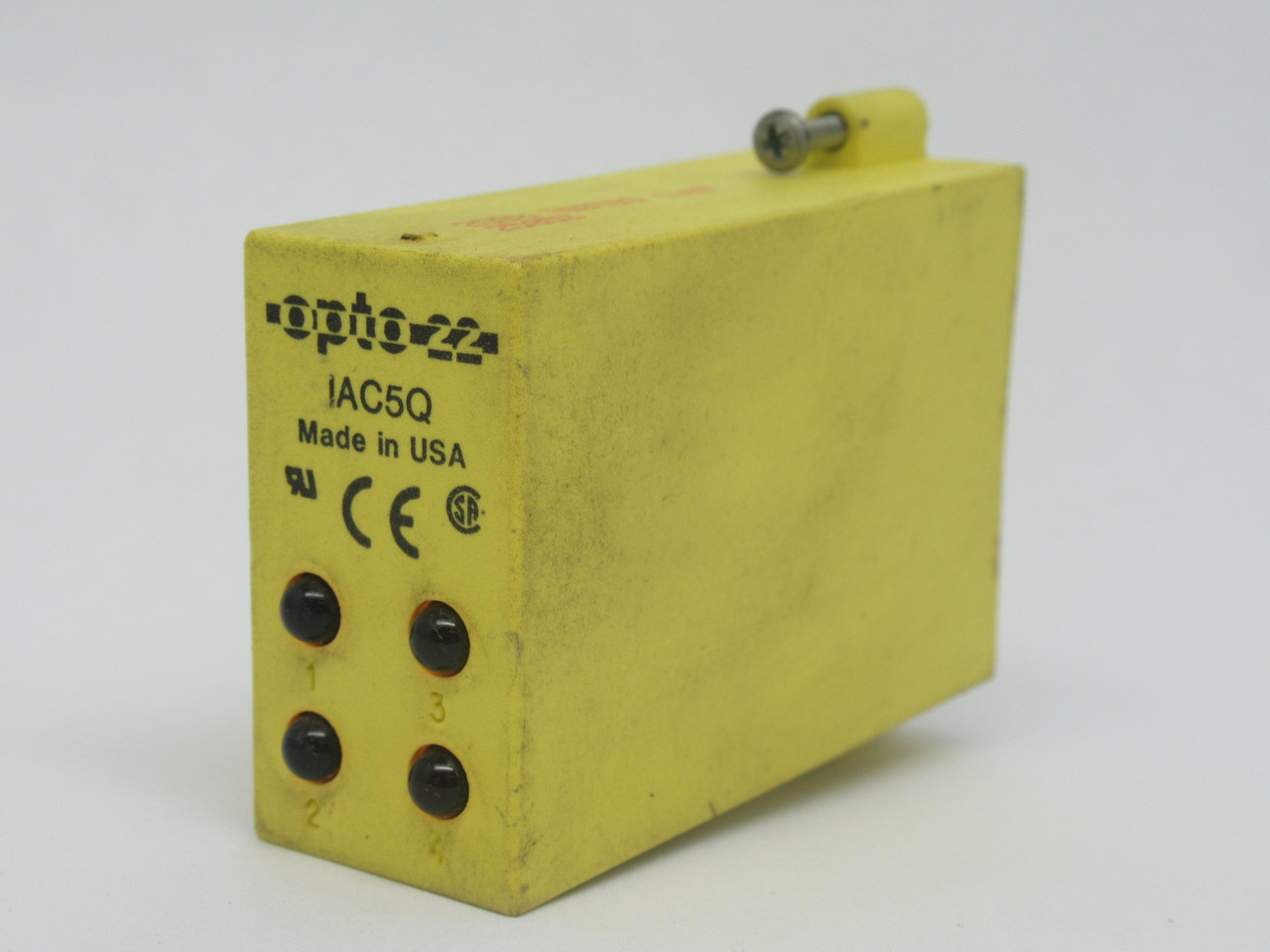 Opto 22 IAC5Q Quad-Pak Input Module 4-Channel 90-140VAC/DC USED