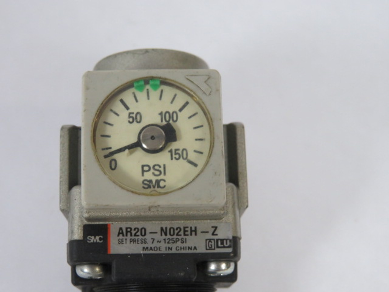 SMC AR20-N02EH-Z Pressure Regulator 1/8"NPT 125PSI USED