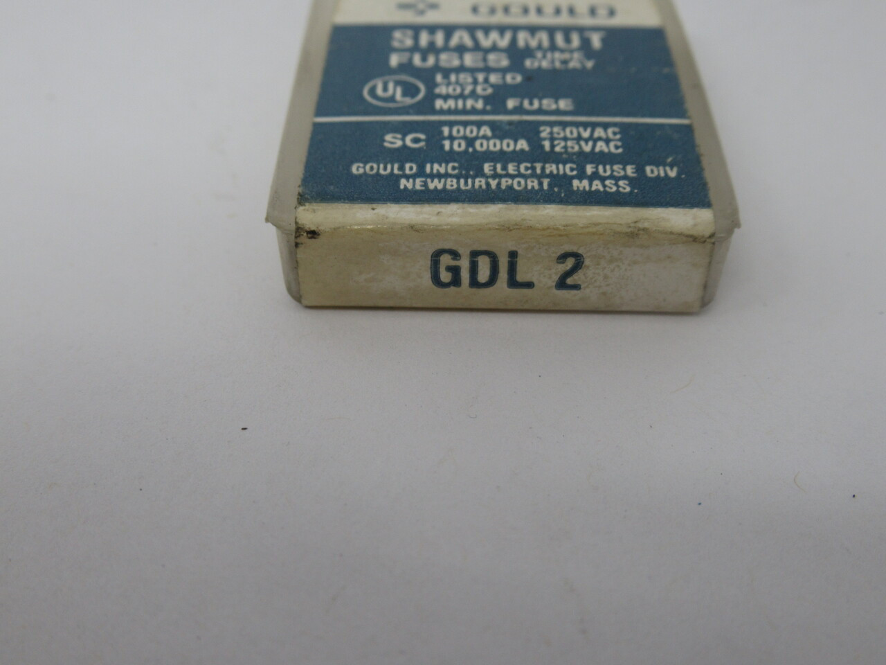 Gould Shawmut GDL2 Glass Time Delay Fuse 2A 250V 5-Pack NEW