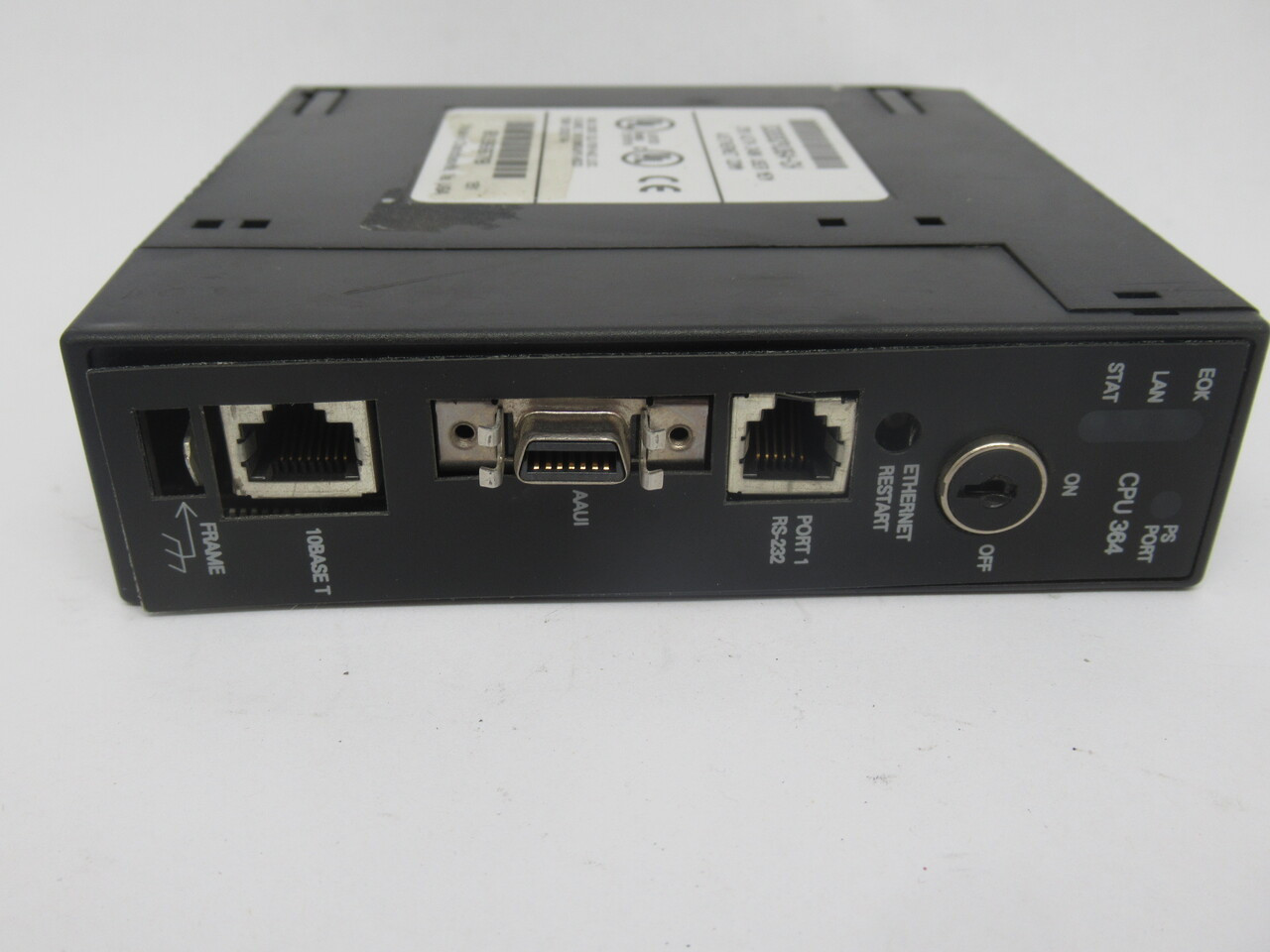 GE Fanuc IC693CPU364-CH CPU Module 240K USER MEM NO KEY/FRONT PLATE LOOSE USED