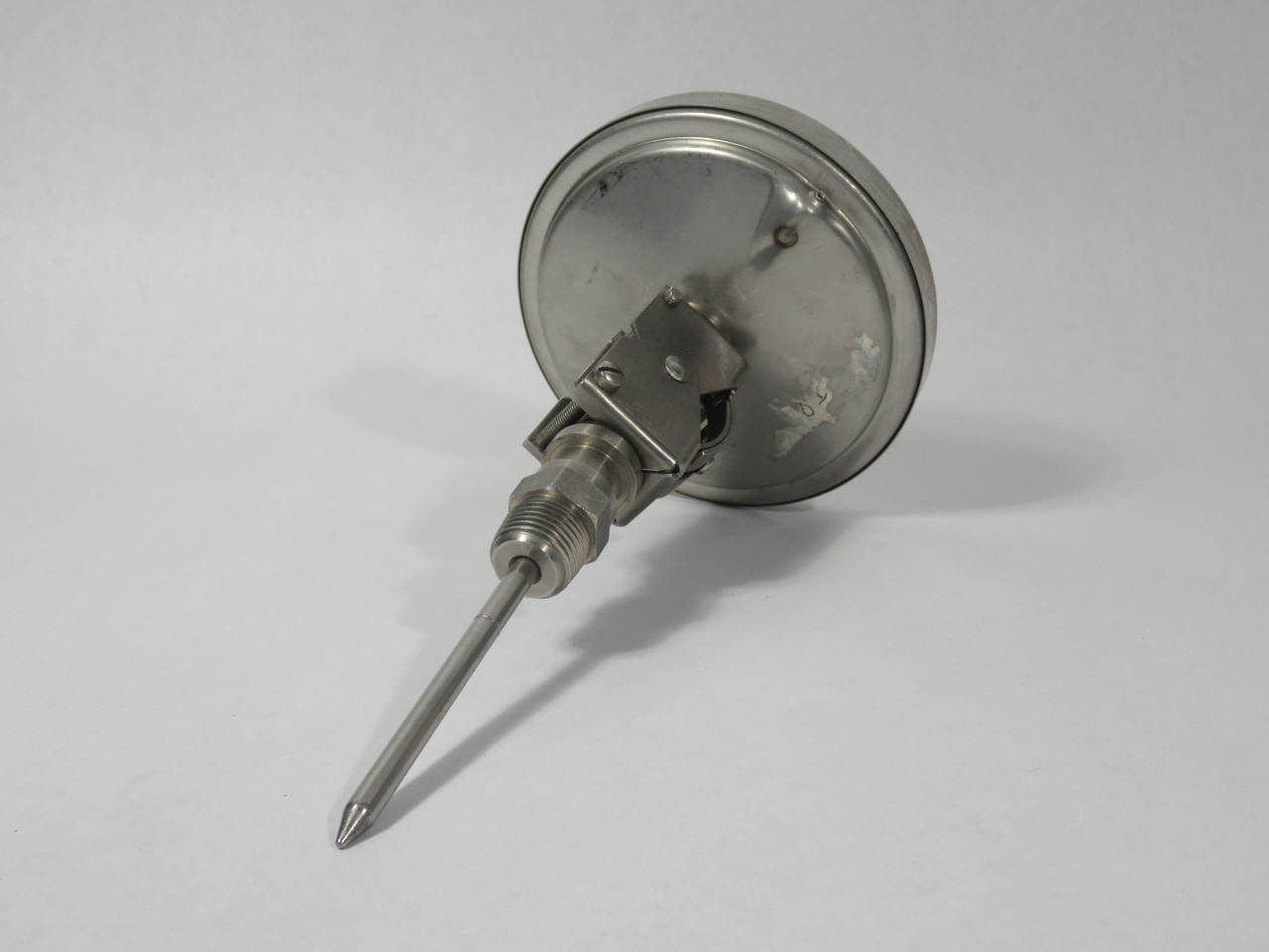 Tel-Tru 20-240F Adjustable Angle Thermometer 20-240F 5" Dial 3" Stem USED