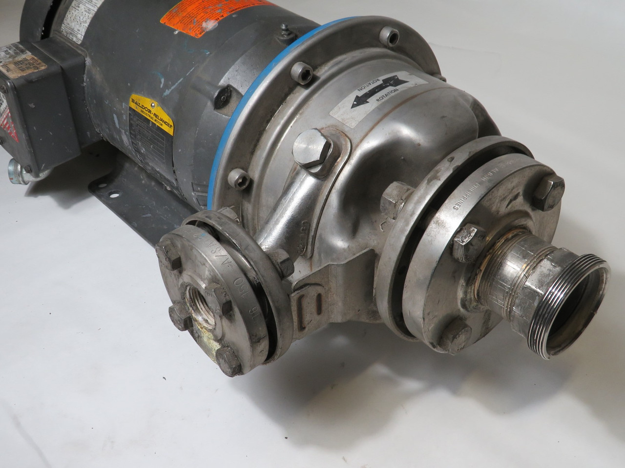 Goulds Pumps 9SH2J52A0 C/W Baldor 5HP 3450RPM 208-230/460V 184JM TEFC 3Ph USED