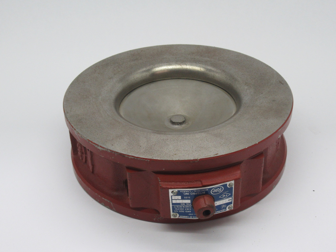 Ritepro 212-6" Wafer Check Valve 6" 250 psi COS DMG USED