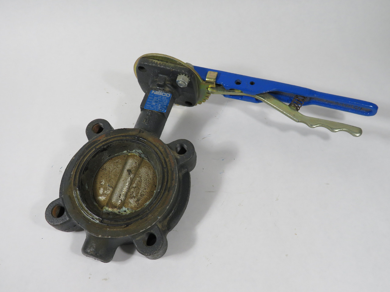 Nibco LD-3010-3 Lug-Style Butterfly Valve 3" Ductile Iron Body C/W Handle USED