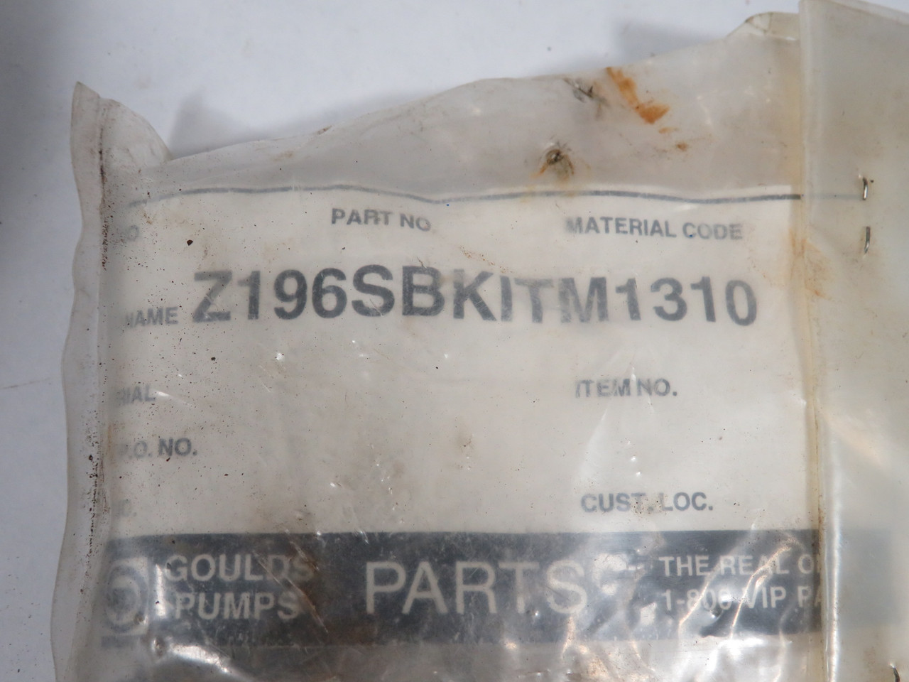 Goulds Pumps R100-586-1012 Stuffing Box Cover for 3196MT C/W Z196SBKITM1310 NOP