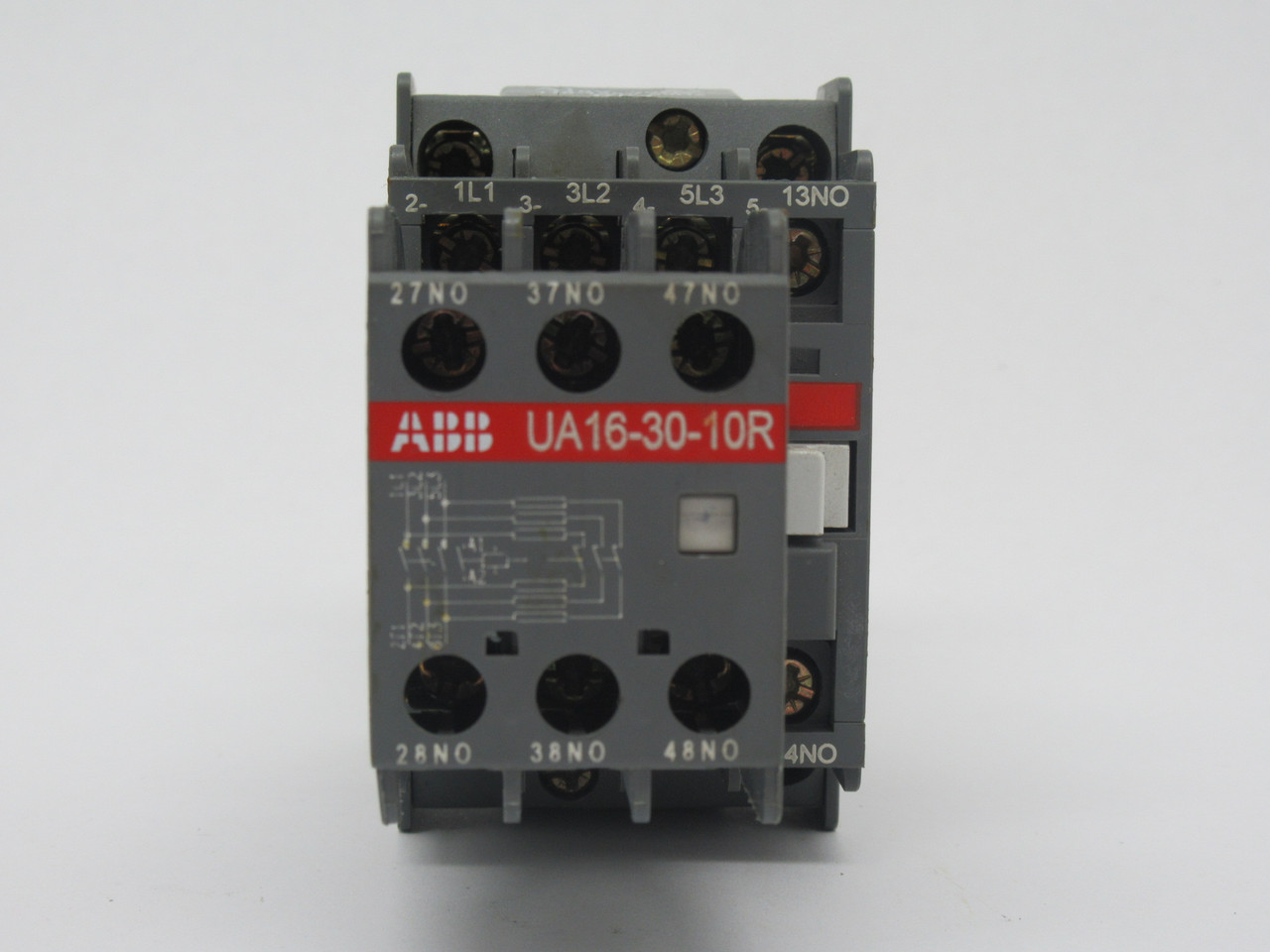 ABB UA16-30-10R Contactor 110/110-120V 50/60Hz 3NO USED