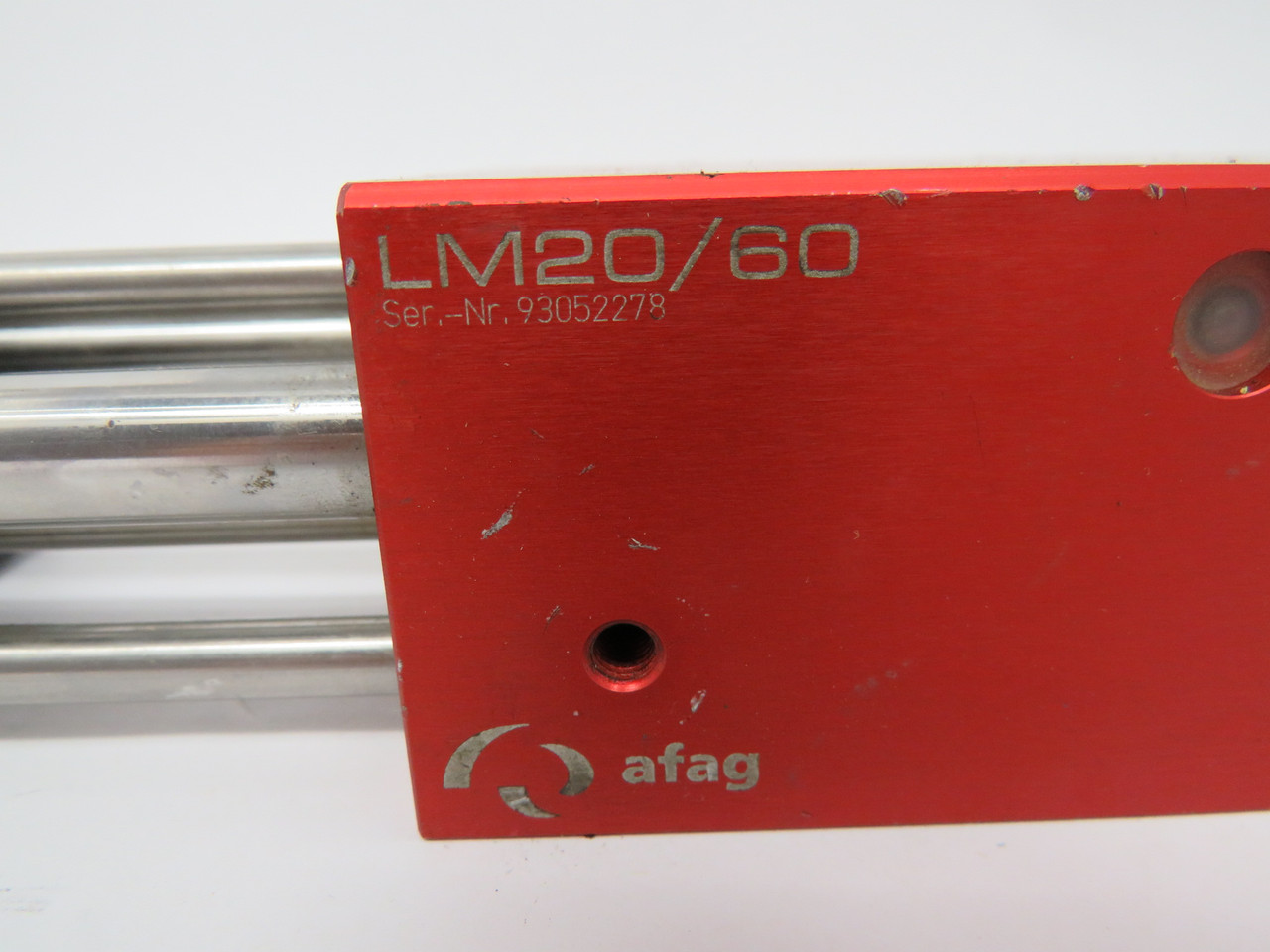 Afag LM20/60 Linear Module Slide 20mmB 60mmS 4 Supports COS WEAR USED