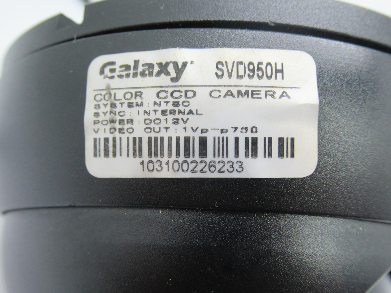 Galaxy SVD950H CCD Security Camera Color 12VDC USED