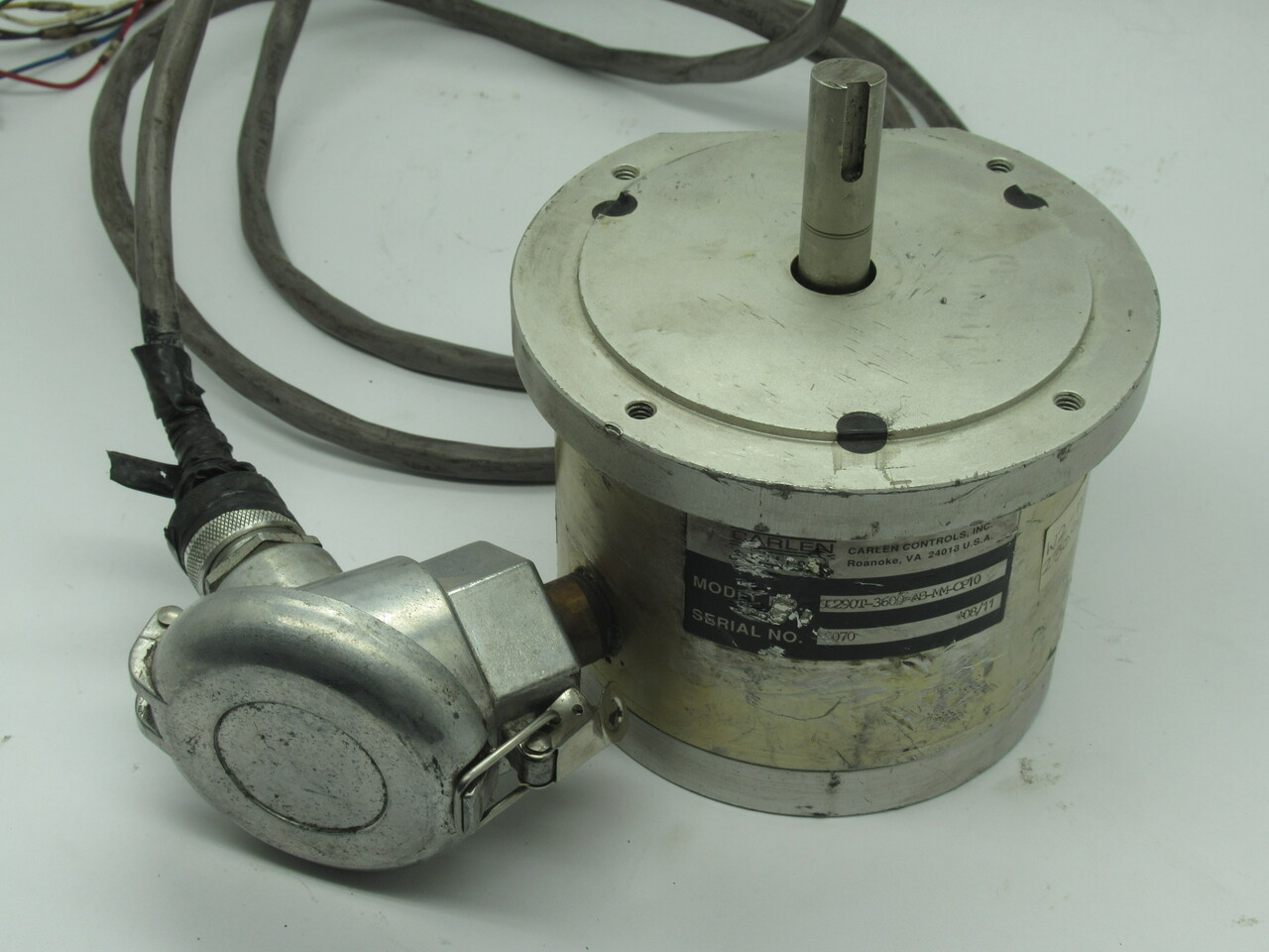 Carlen CC290T-3600-AB-MM-CP10 Incremental Optical Encoder -5-30VDC COS DMG USED