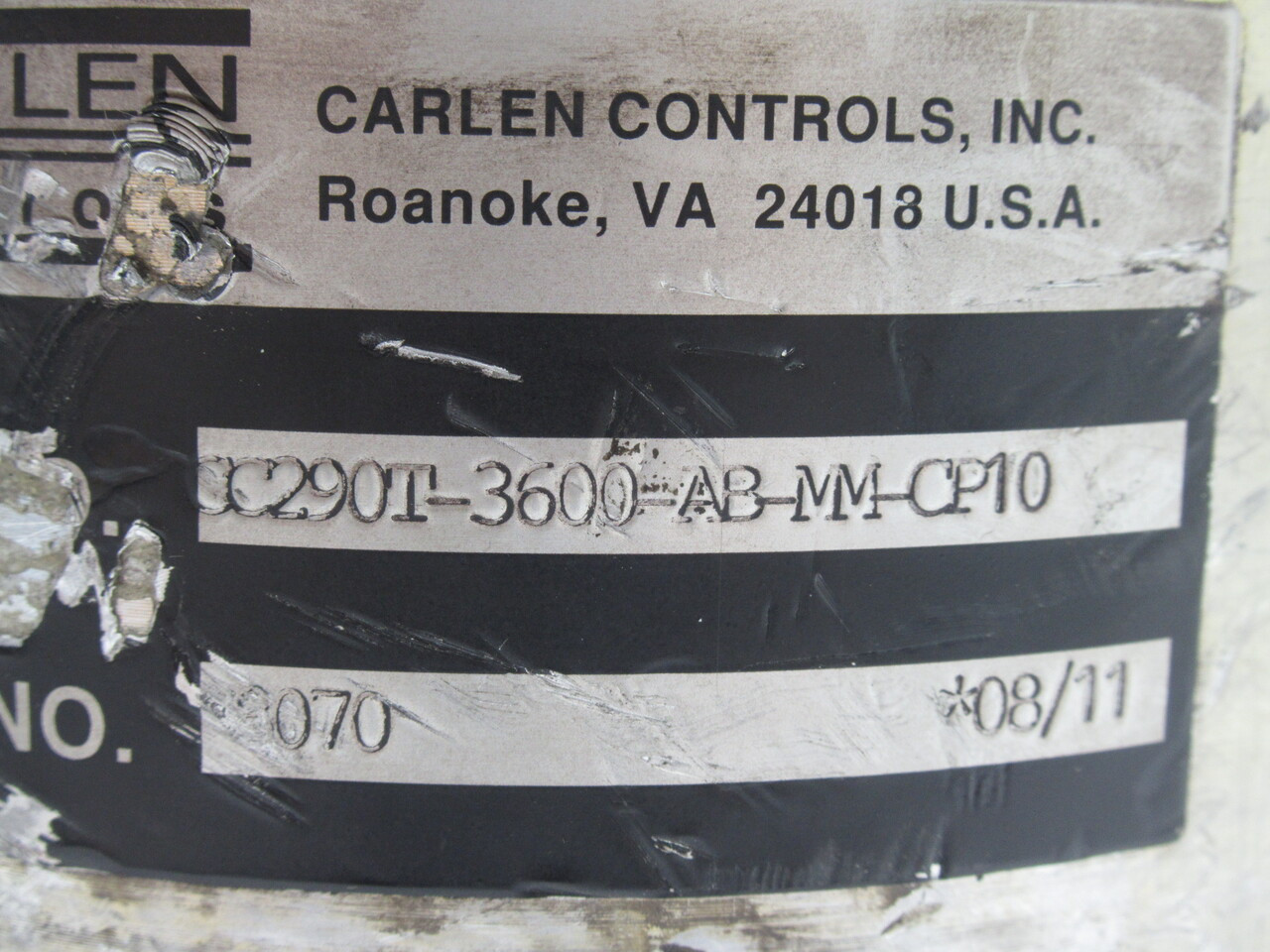 Carlen CC290T-3600-AB-MM-CP10 Incremental Optical Encoder -5-30VDC COS DMG USED