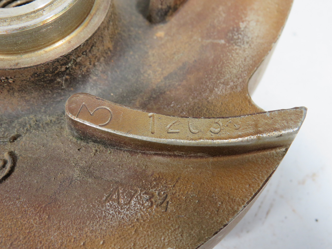 Goulds Pumps 076792-1203 5-Vane Impeller for 3196 Pump 1.5x3-6 316SS USED