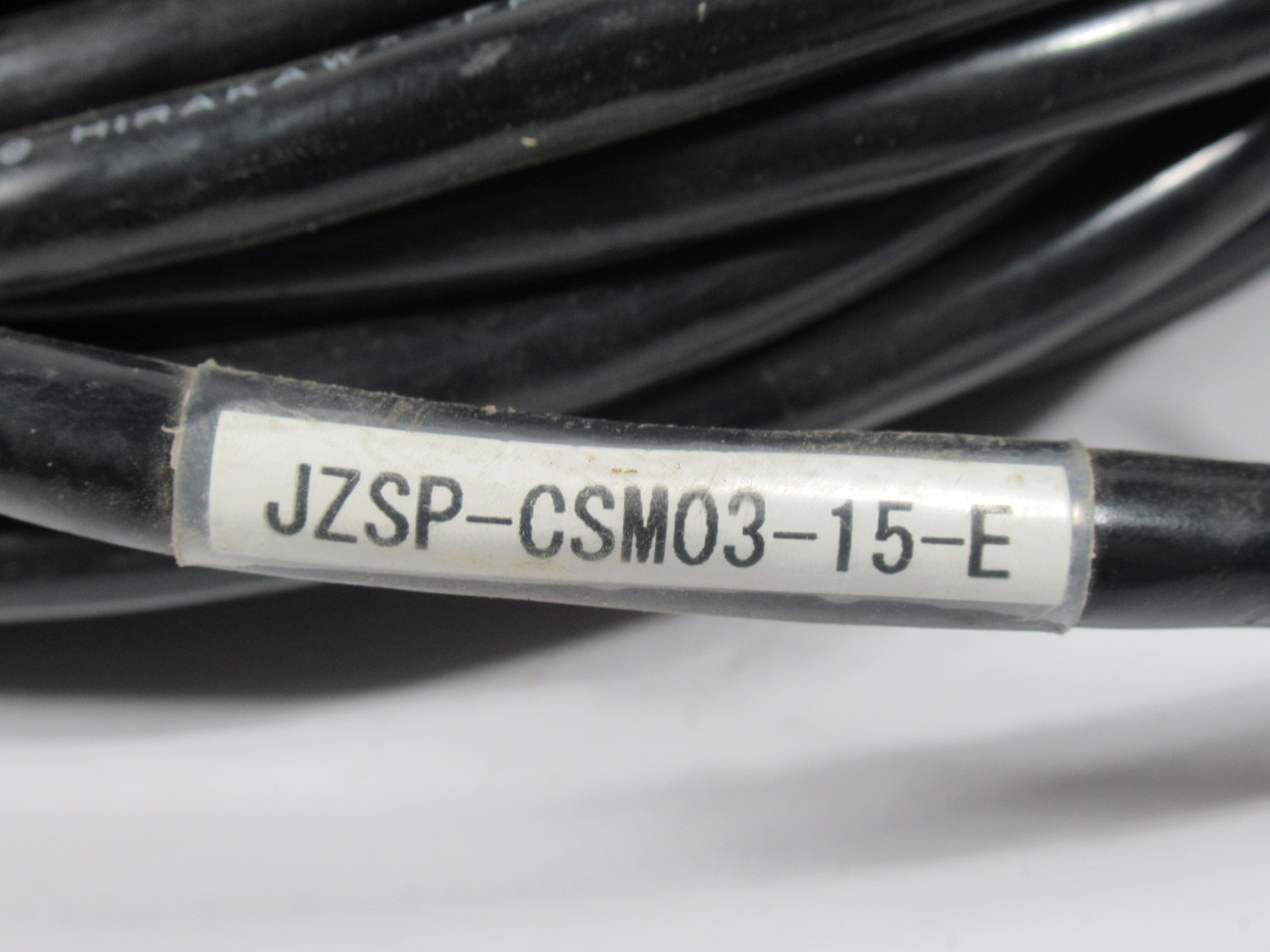 Yaskawa JZSP-CSM03-15-E Servo Motor Main Power Cable 750W 15m Length USED