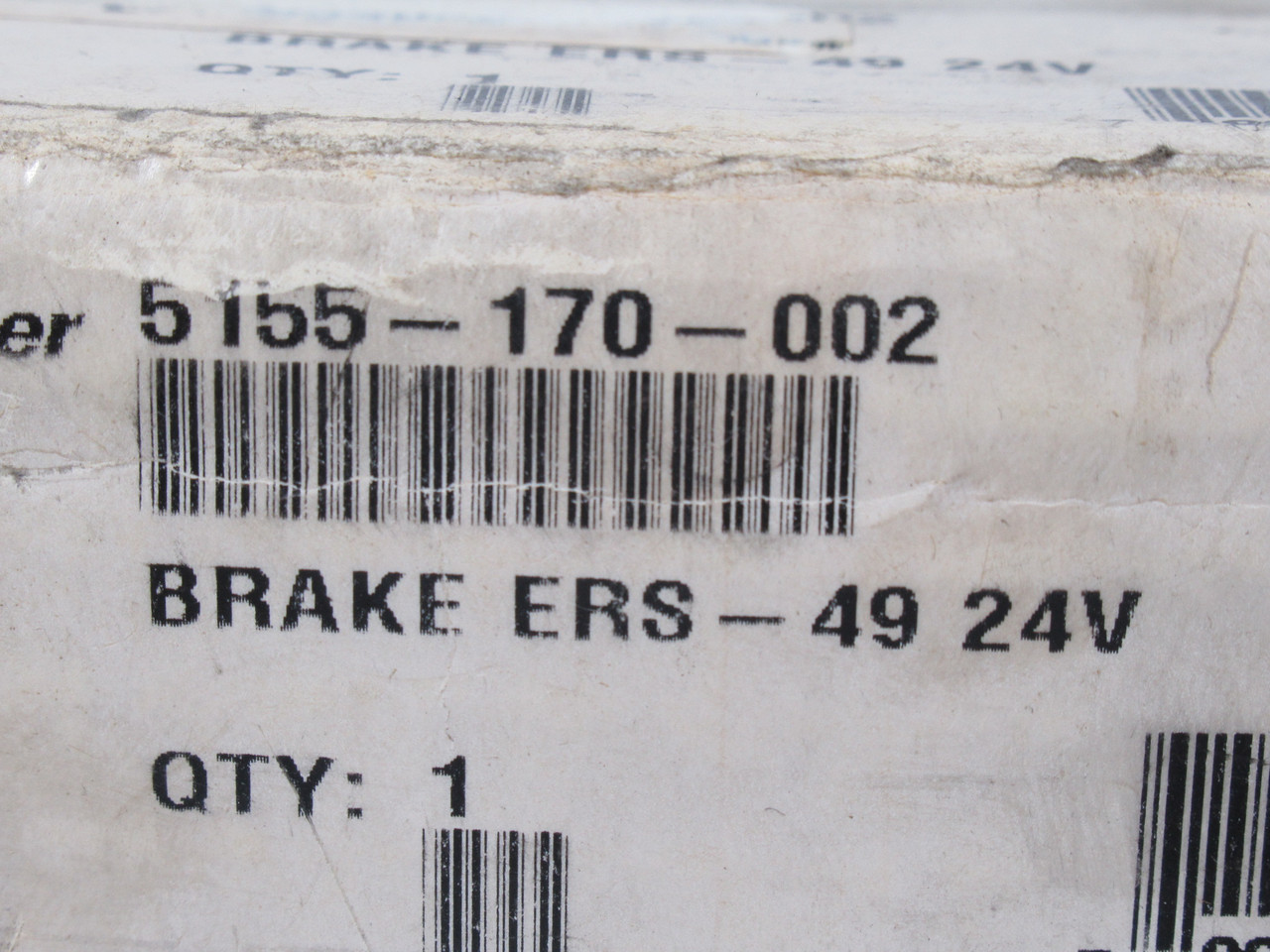 Warner Electric ERS-49 Static Engaged Brake 24VDC 3600RPM 26.3W NEW