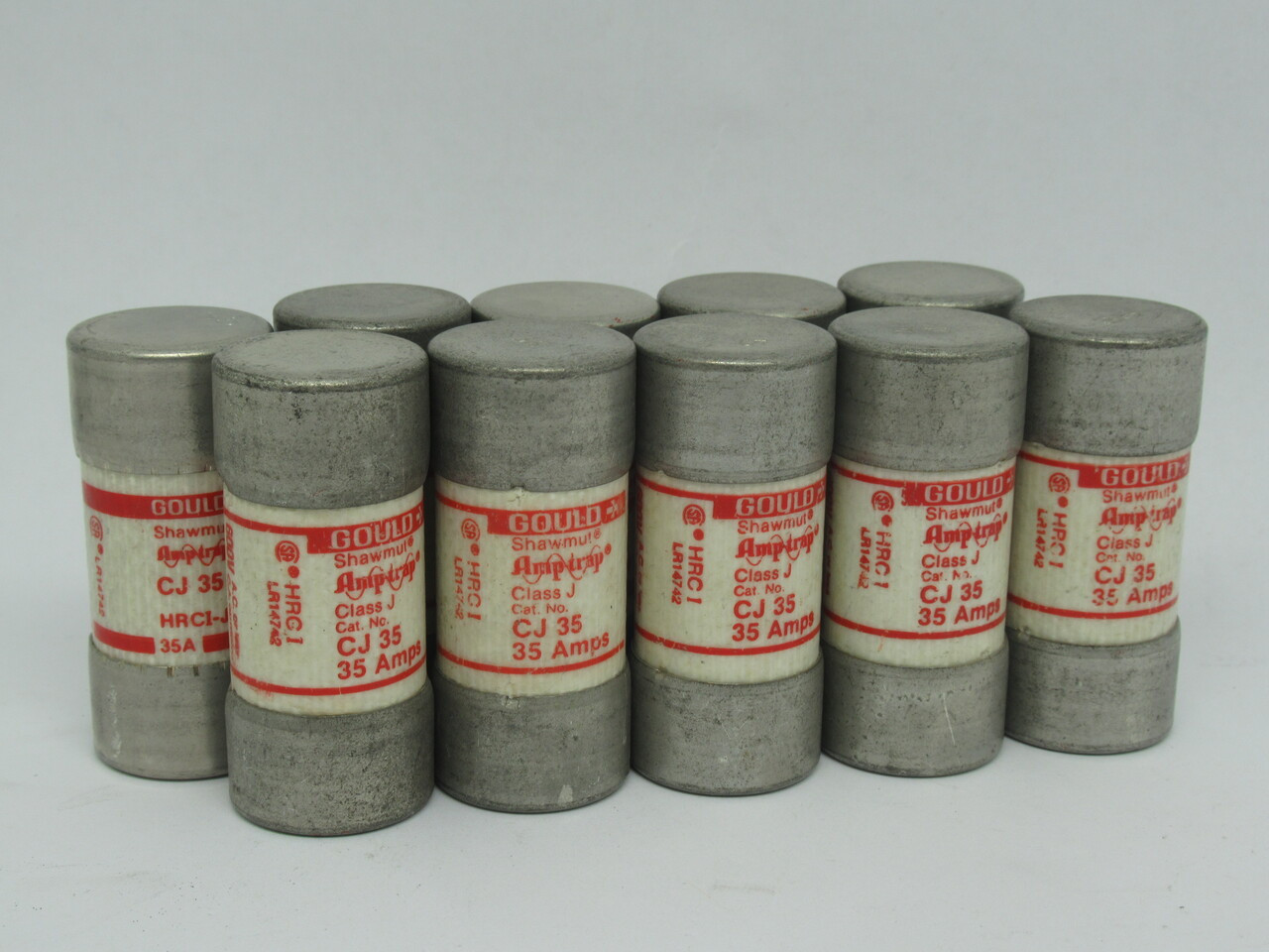 Gould Shawmut CJ35 Fuse 35A 600V Lot of 10 USED