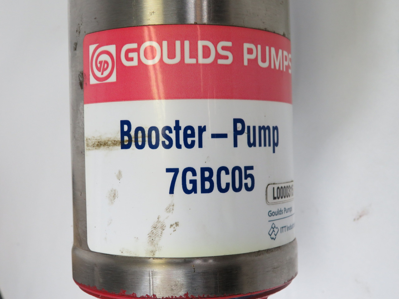 Goulds 7GBC05 Booster Pump C/W Franklin Motor 1/2HP 3450 RPM 575V 56J DP USED