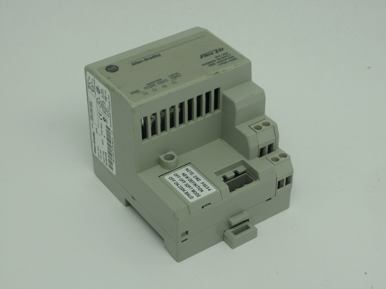 Allen-Bradley 1794-ASB Ser. E Flex I/O Adapter F/W Rev. H 24VDC USED