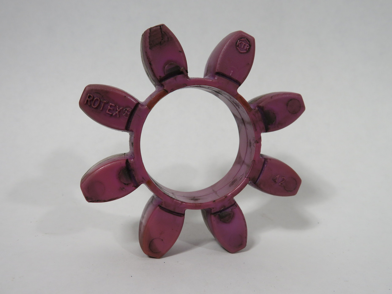 KTR 020421000042 Rotex Jaw Coupling Spider Size 42 Purple SHELF WEAR USED